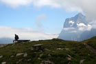 Leon Barkman near Switzerland’s Wetterhorn