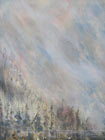 Pat Barkman painting, "Avalanche Mountain from Avalanche Lake"